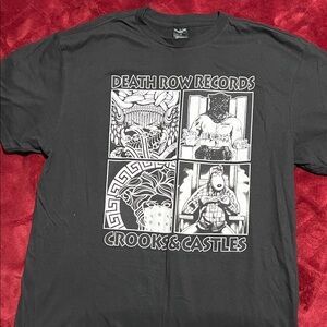 Crooks & Castles Black Graphic Tee